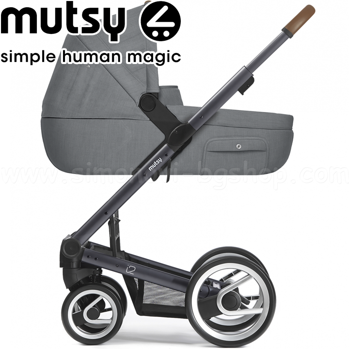 mutsy   2in1 i2 heritage dark grey concrete